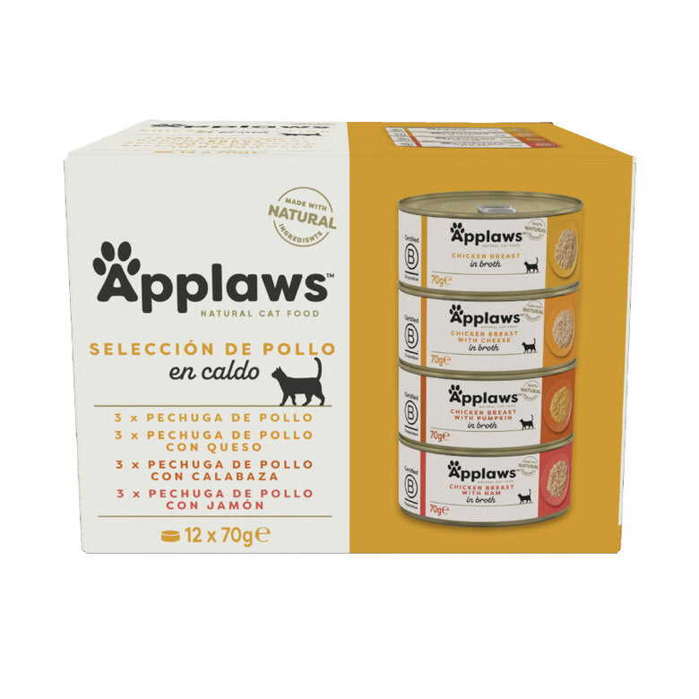 Applaws Pack 12 uds Comida Húmeda Lata para Gatos al mejor precio -Todoanimal.es
