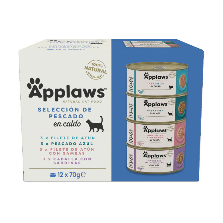 Applaws Pack 12 uds Comida Húmeda Lata para Gatos al mejor precio -Todoanimal.es