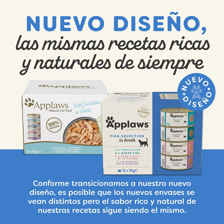 Applaws Pack 12 uds Comida Húmeda Lata para Gatos al mejor precio -Todoanimal.es
