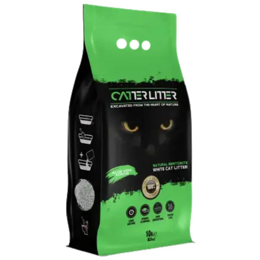 Arena Aglomerante Aloe Vera para Gatos 10L Catter Litter al mejor precio -Todoanimal.es