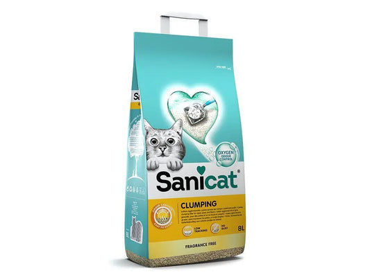 Arena Gato Sanicat Clumping Sin Fragancia 8L