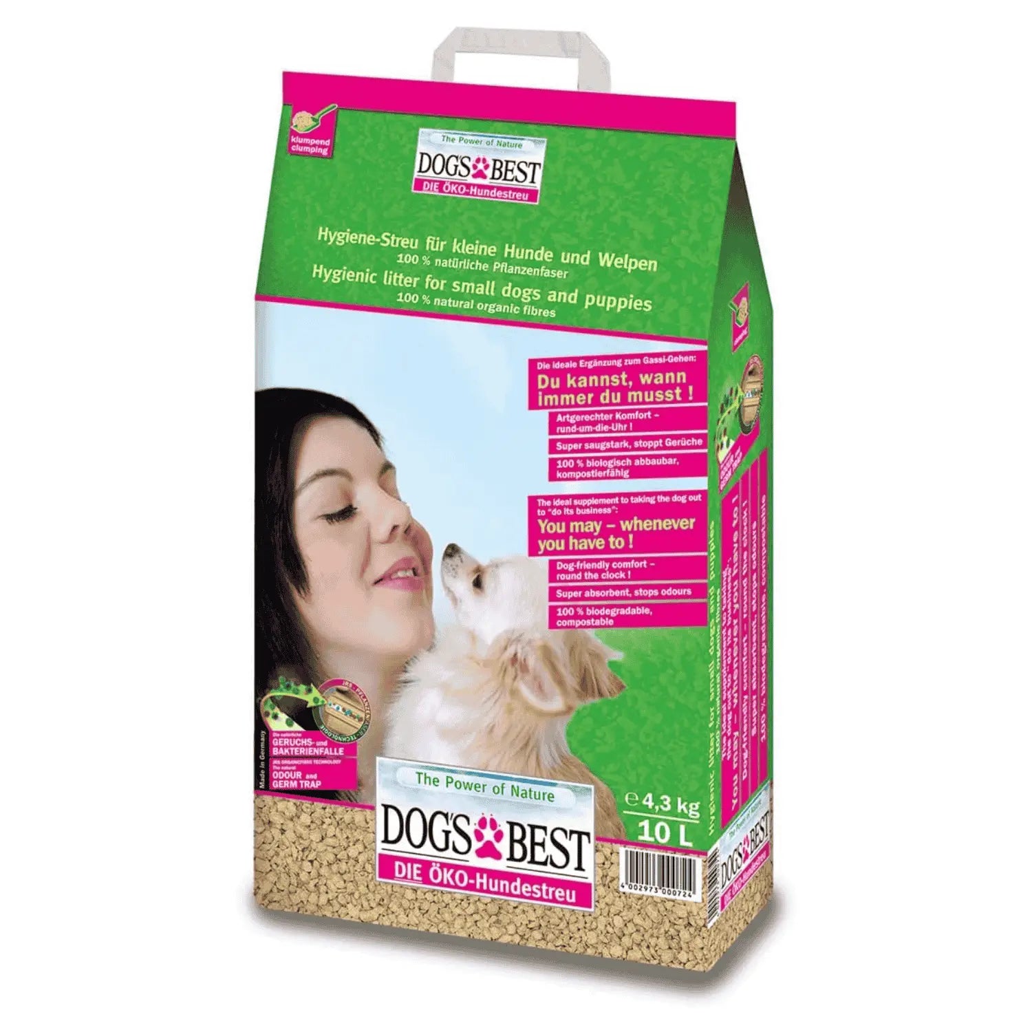 Arena Vegetal para Perros Dog's Best al mejor precio -Todoanimal.es