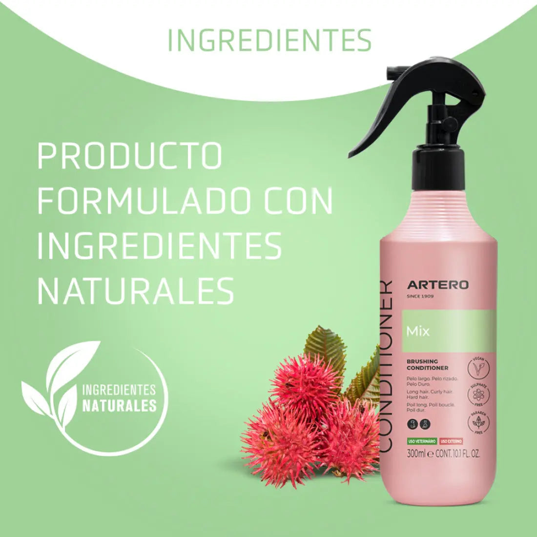 Artero Acondicionador Mix Multifase Spray 250 ml al mejor precio -Todoanimal.es