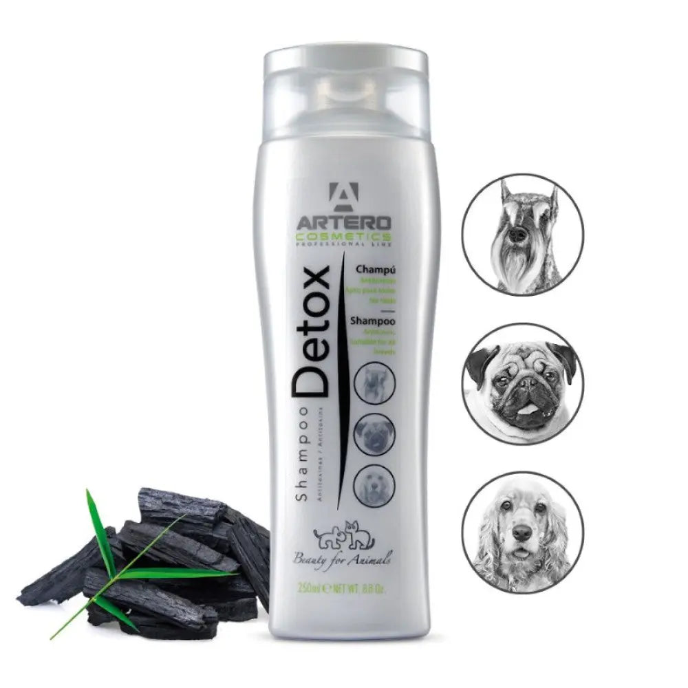 Artero Champú Detox Carbón Activo para Perros 250 ml al mejor precio -Todoanimal.es