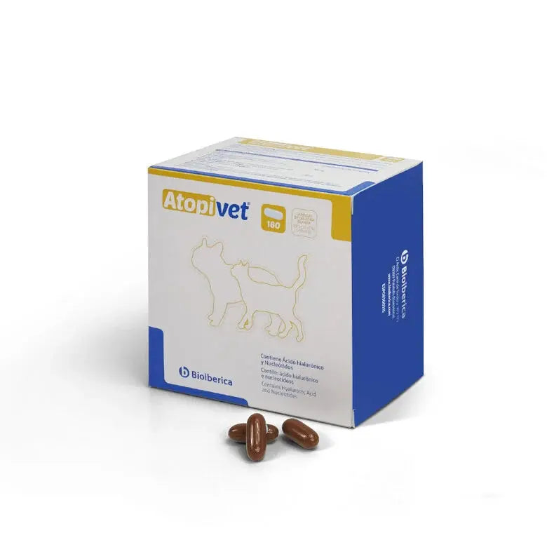 Atopivet 180 cápsulas para Dermatitis Canina NUZOA SALUD ANIMAL, S.A.U.