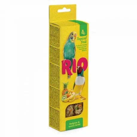 Barritas Con Fruta Tropical Periquitos Y Aves Exóticas 2X40Gr Rio RIO