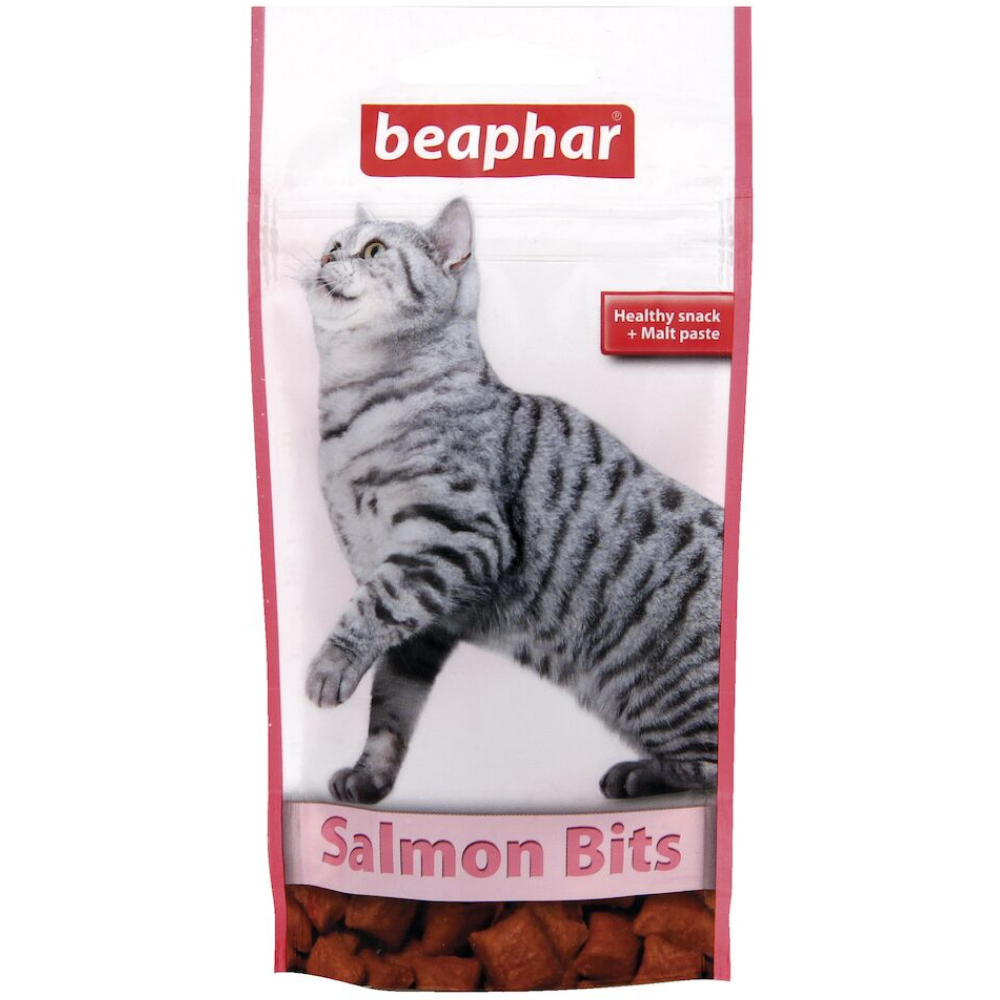 Beaphar Bocaditos Malta Salmón Gato 35 G al mejor precio -Todoanimal.es