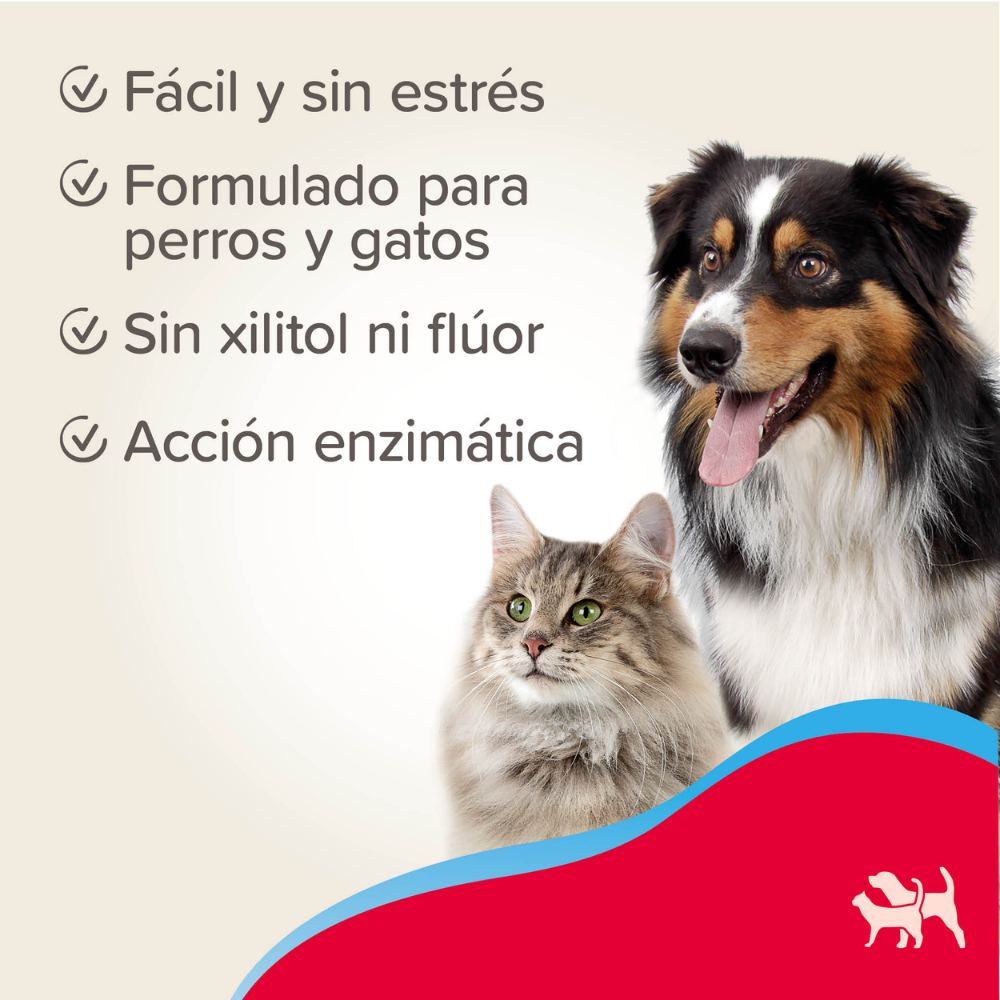 Beaphar Gel Dentífrico Sabor Carne Sin Cepillado para Perros y Gatos 100 g al mejor precio -Todoanimal.es