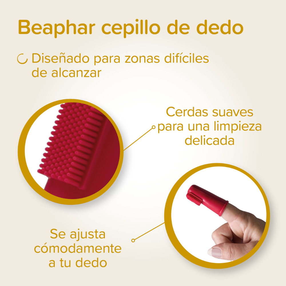 Beaphar Pack Dental para Cachorros | Pasta de Dientes + Cepillo + Cepillo de Dedo al mejor precio -Todoanimal.es