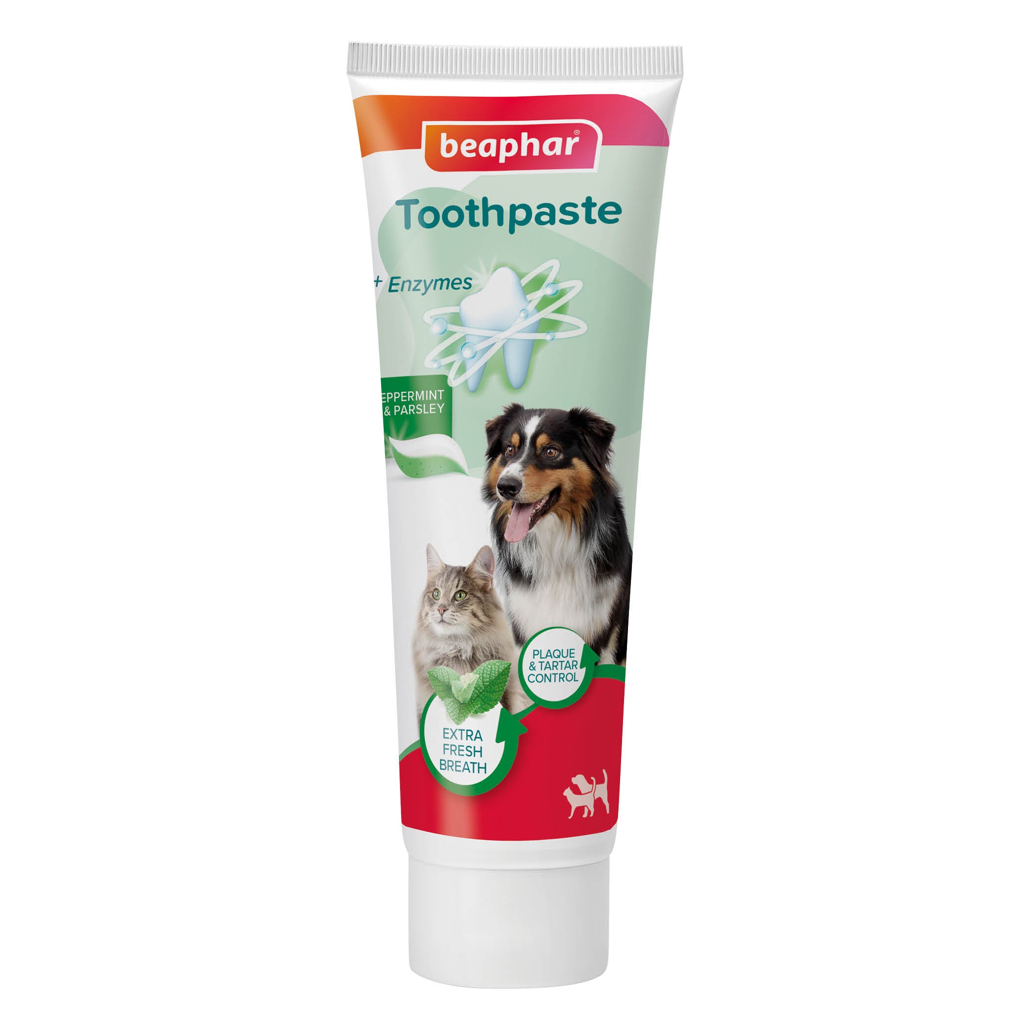 Beaphar Pasta de Dientes Sabor Menta y Perejil 100 g para Perros y Gatos al mejor precio -Todoanimal.es