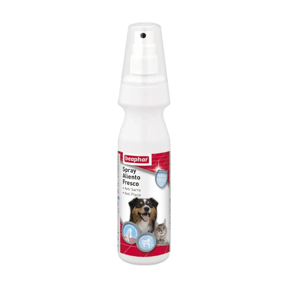 Beaphar Spray Aliento Fresco para Perros y Gatos 150 ml al mejor precio -Todoanimal.es