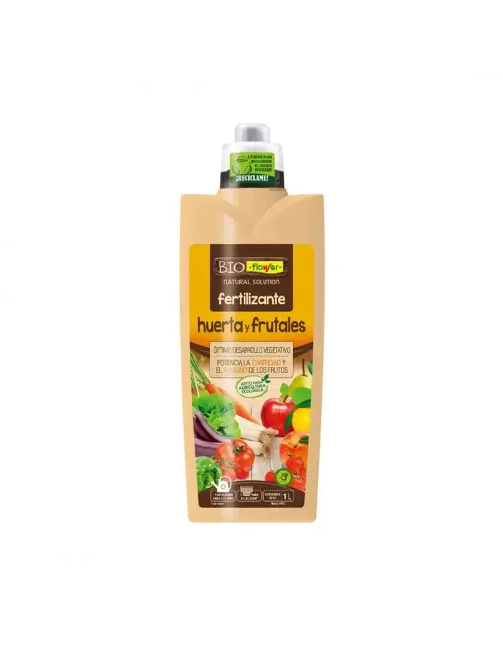 Bioflower Fertilizante Huerta Y Frutales 1L Todoanimal.es