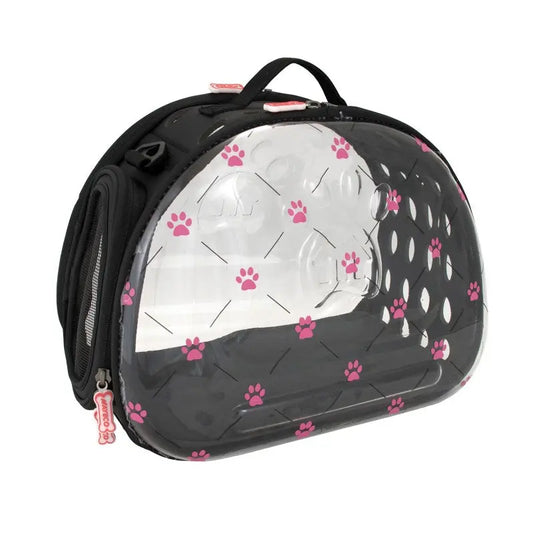 Bolso Transparente Plegable 45X27X34Cm, Pink Paws Todoanimal.es