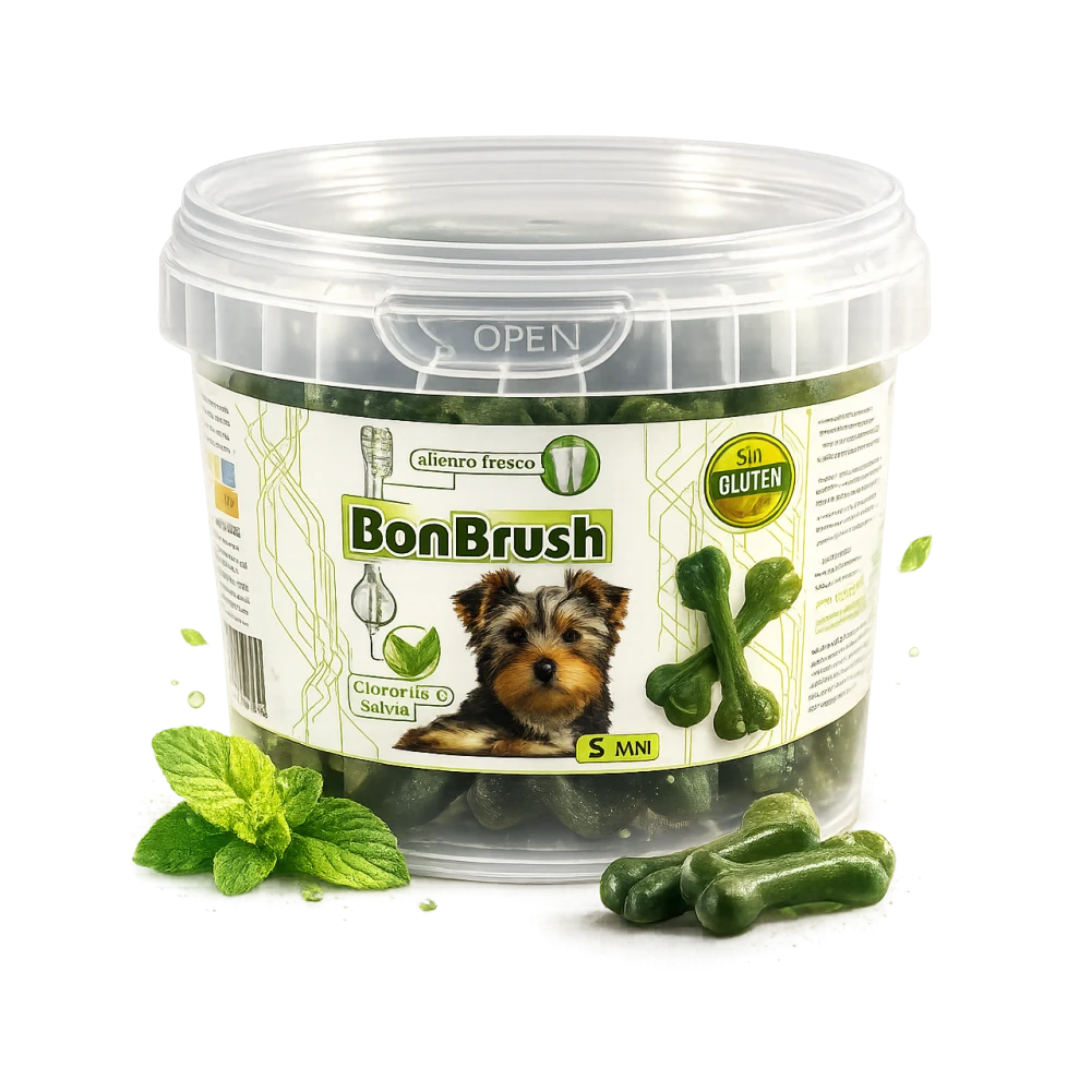 BonBrush Tasty Bote Snack para Perros al mejor precio -Todoanimal.es