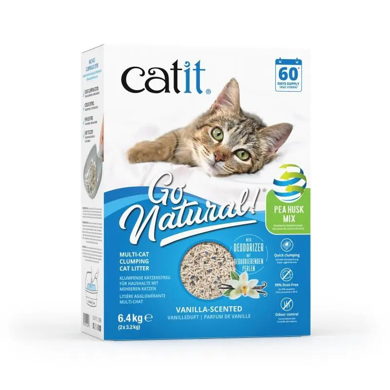 CATIT GO ARENA NATURAL BENTO GUISANTE VAINILLA 6,4K ROLF C HAGEN ESPAÑA, S.A.