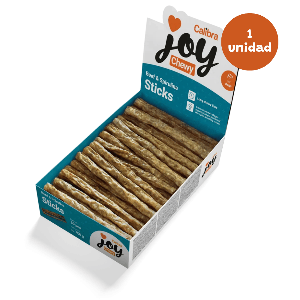 Calibra Joy Natural Ternera y Espirulina Stick 1 ud. Snack para Perros al mejor precio -Todoanimal.es