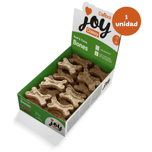 Calibra Joy Natural Ternera y Yuca Hueso Grande 1 ud. Snack para Perros al mejor precio -Todoanimal.es