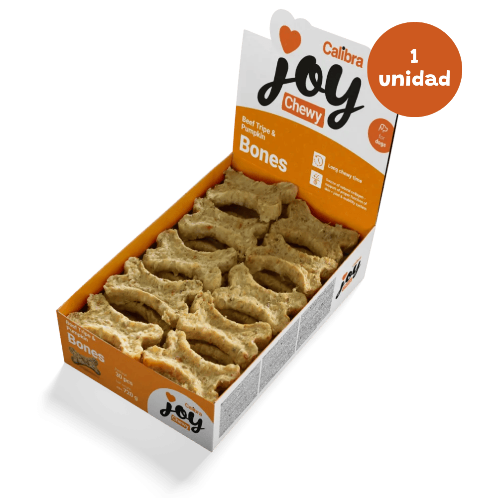 Calibra Joy Natural Tripa de Ternera y Calabaza 1 ud. Snack para Perros al mejor precio -Todoanimal.es