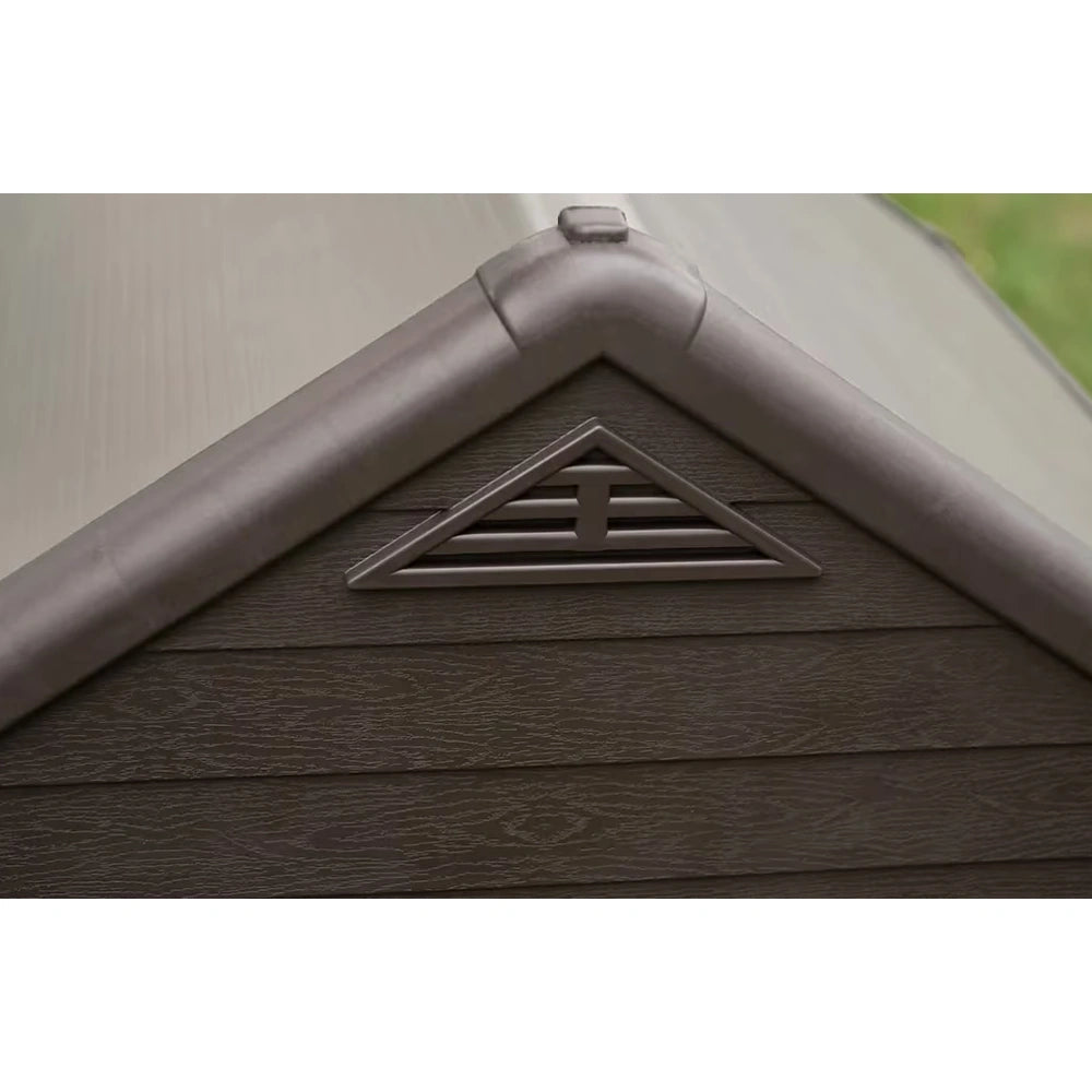 Caseta Perro Resina Curver 95x99x99 cm Marrón/Gris al mejor precio -Todoanimal.es