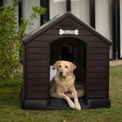Caseta para Perros de Resina Curver Premium 95x99x99cm Marrón - Precios Más Baratos - Todoanimal
