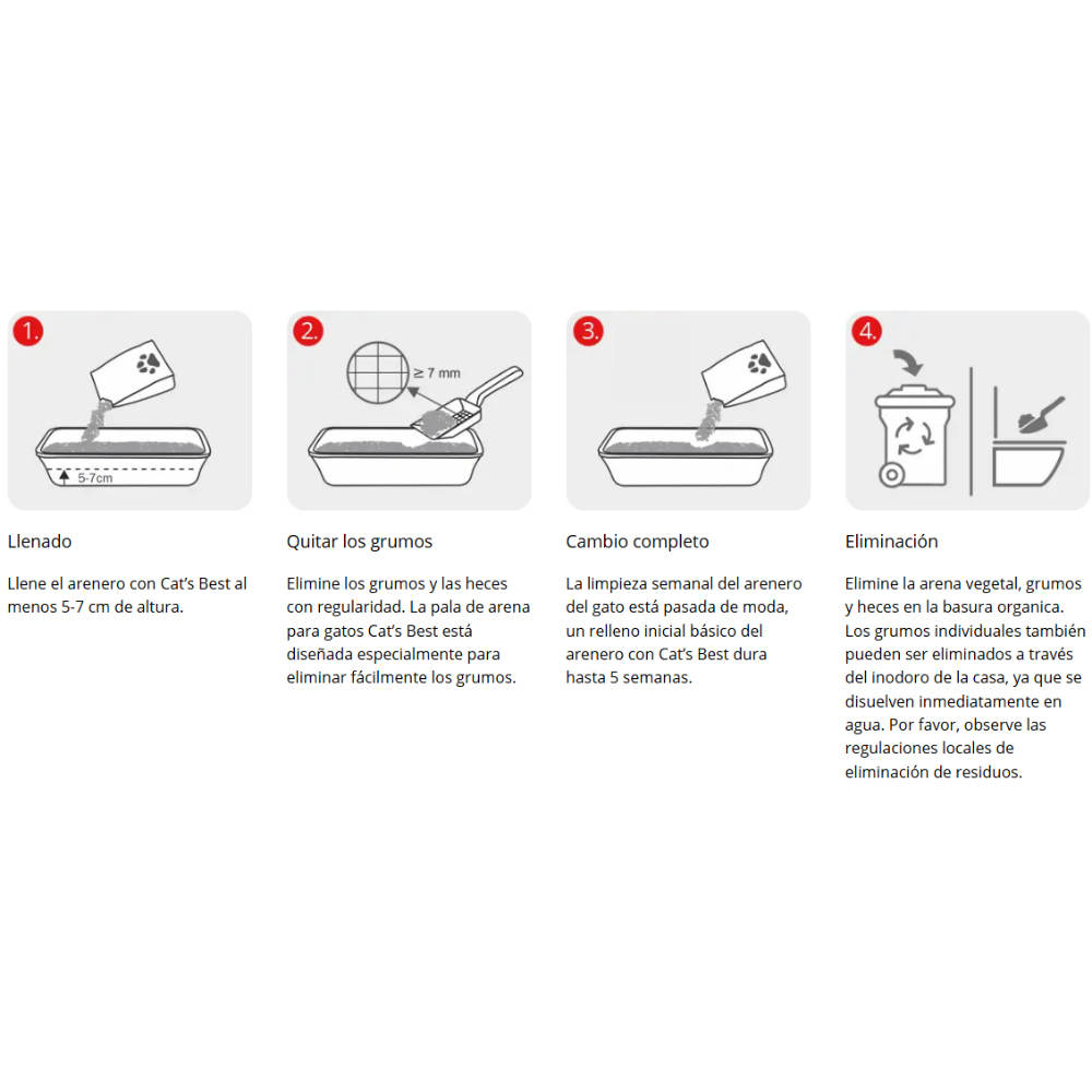 Cat'S Best Original Arena Aglomerante Vegetal al mejor precio -Todoanimal.es