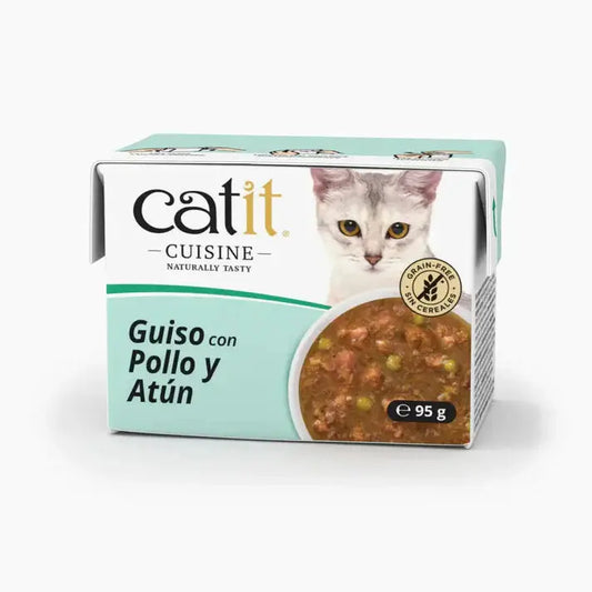 Catit Cuisine Guiso Con Pollo Y Atún 95G Todoanimal.es