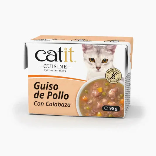 Catit Cuisine Guiso De Pollo Con Calabaza 95G Todoanimal.es