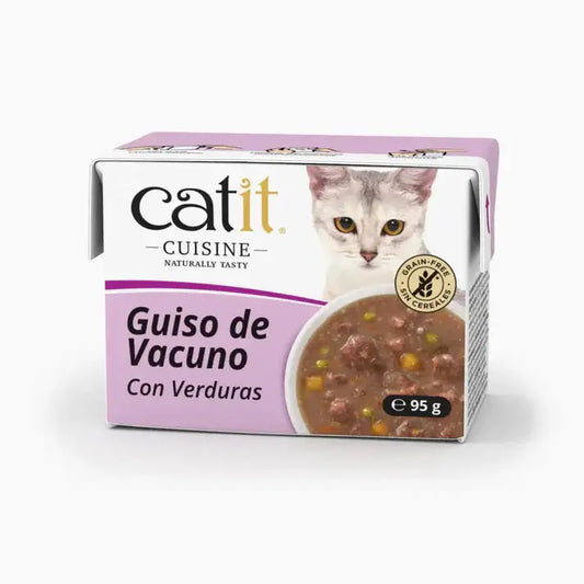 Catit Cuisine Guiso De Vacuno Con Verduras 95G Todoanimal.es