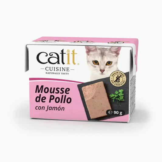 Catit Cuisine Mousse De Pollo Con Jamón 90G Todoanimal.es