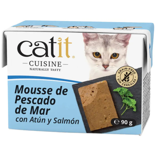 Catit Cuisine Mousse de Pescado de Mar 90 g al mejor precio -Todoanimal.es