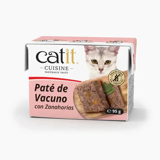 Catit Cuisine Paté De Vacuno Con Zanahoria 95G Todoanimal.es