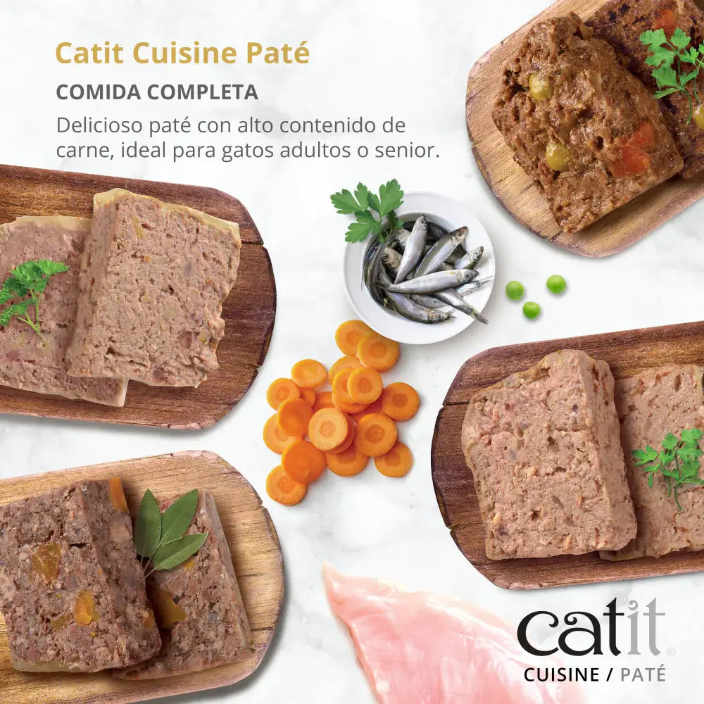 Catit Cuisine Paté de Pollo con Hígado 95 g al mejor precio -Todoanimal.es