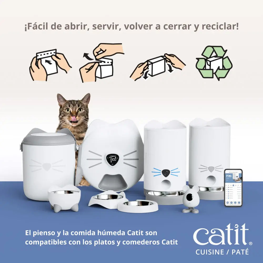 Catit Cuisine Paté de Pollo con Hígado 95 g al mejor precio -Todoanimal.es