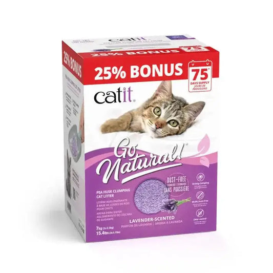 Catit Go Arena Natural Guisante Lavanda 14L 5,6K+25%Gratis Todoanimal.es