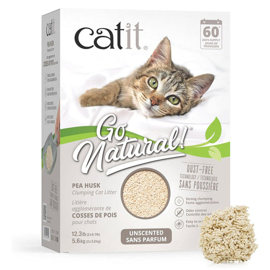 Catit Go Arena Natural Guisante Sin Aroma 14L 5,6 kg al mejor precio -Todoanimal.es