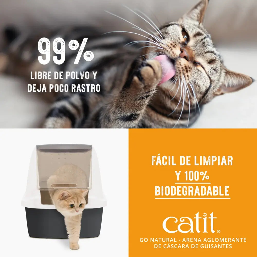 Catit Go Arena Natural Guisante Vainilla 14L 5,6K al mejor precio -Todoanimal.es