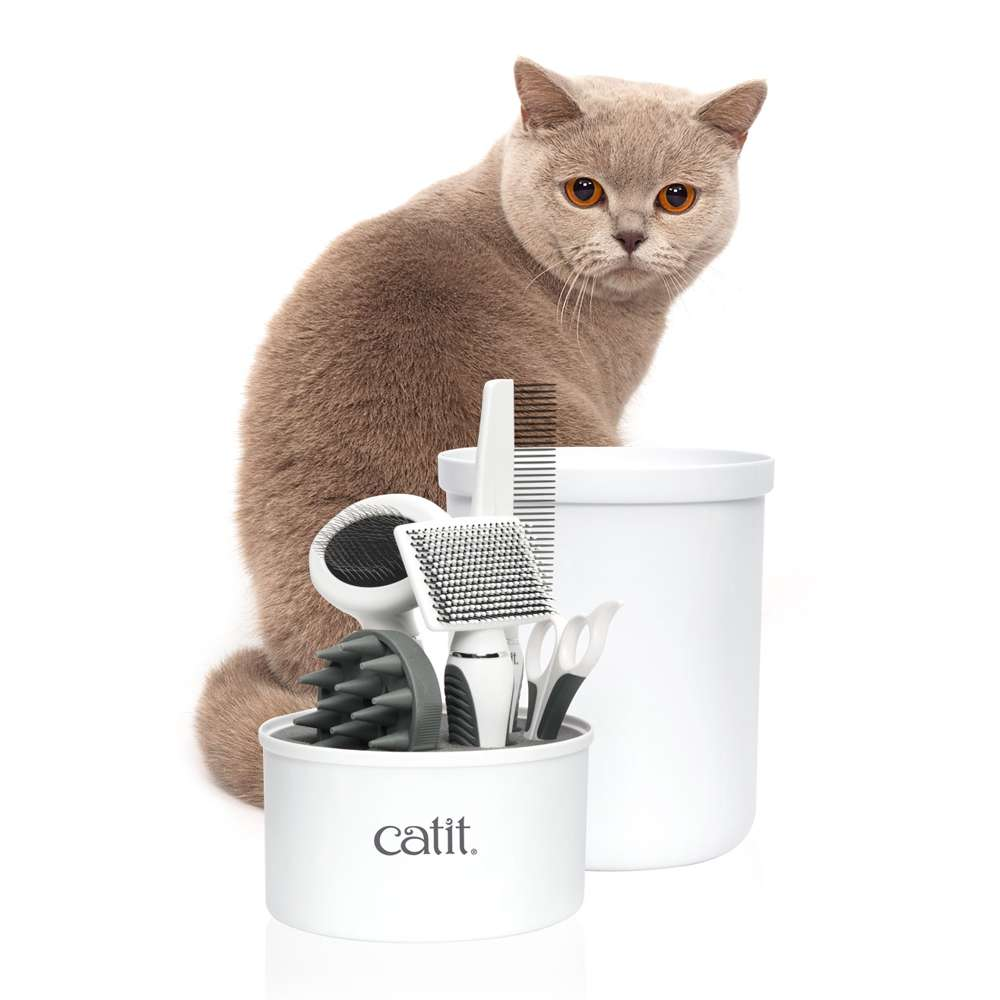 Catit Kit Grooming Pelo Corto al mejor precio -Todoanimal.es