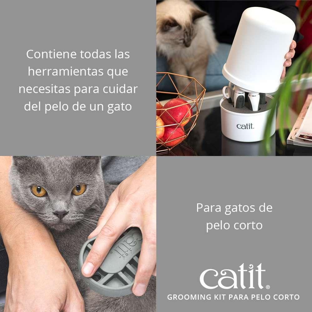 Catit Kit Grooming Pelo Corto al mejor precio -Todoanimal.es