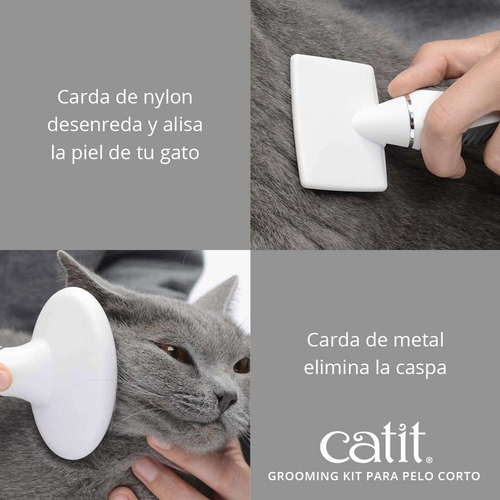 Catit Kit Grooming Pelo Corto al mejor precio -Todoanimal.es