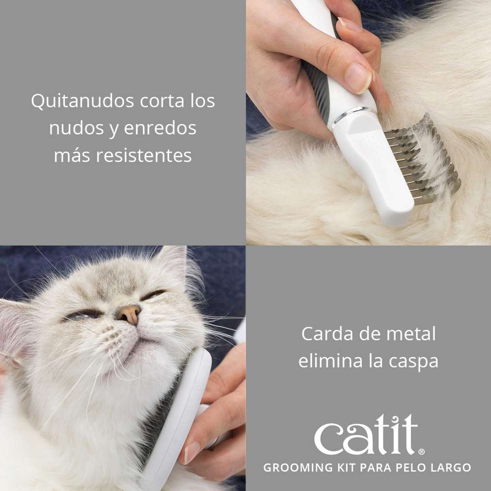 Catit Kit Grooming Pelo Largo al mejor precio -Todoanimal.es
