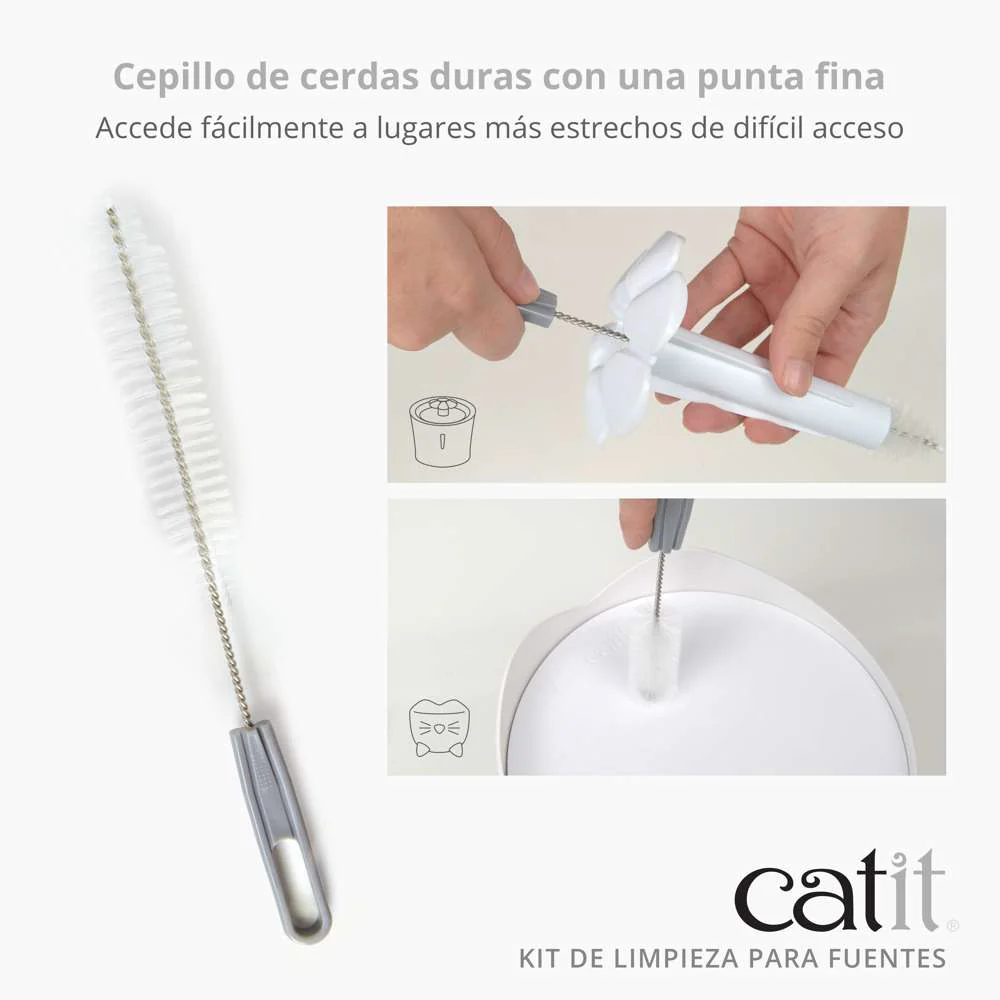 Catit Kit Limpieza Bebederos Fuentes al mejor precio -Todoanimal.es