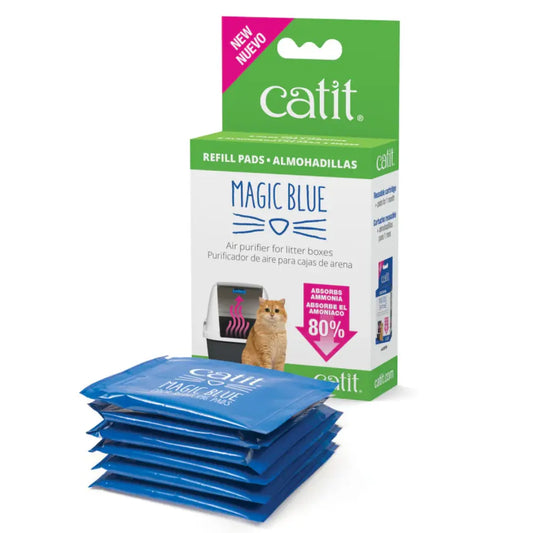 Catit Magic Blue Recambio Almohadilla Reductor de Olores Para Gateras al mejor precio -Todoanimal.es