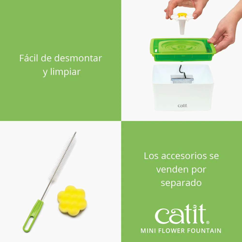 Catit Mini Bebedero Flor 1,5 Lts al mejor precio -Todoanimal.es