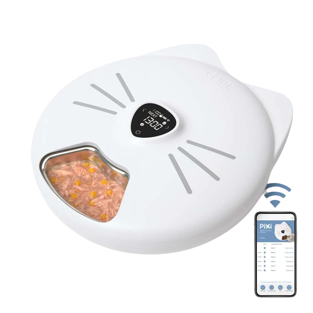 Catit Pixi Comedero Inteligente Para Gatos 6 Raciones al mejor precio -Todoanimal.es