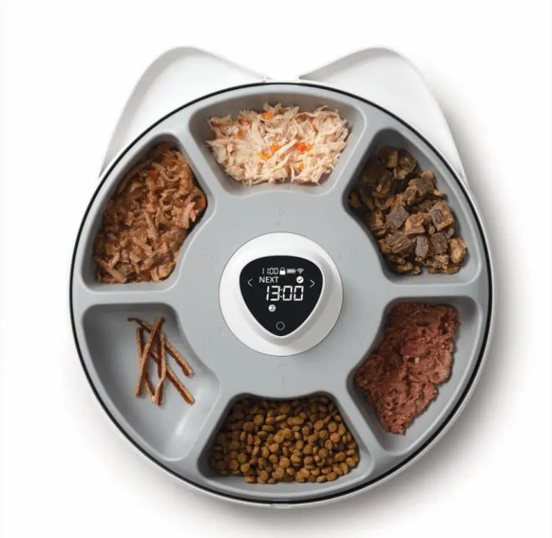 Catit Pixi Comedero Inteligente Para Gatos 6 Raciones - Precios Más Baratos - Todoanimal
