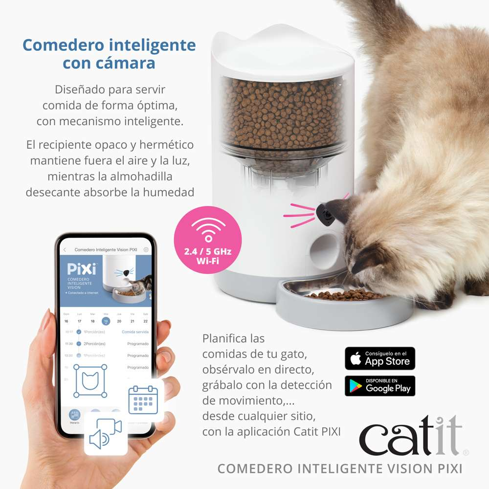 Catit Pixi Comedero Inteligente Visión para Gatos al mejor precio -Todoanimal.es