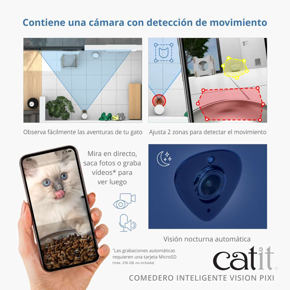 Catit Pixi Comedero Inteligente Visión para Gatos al mejor precio -Todoanimal.es