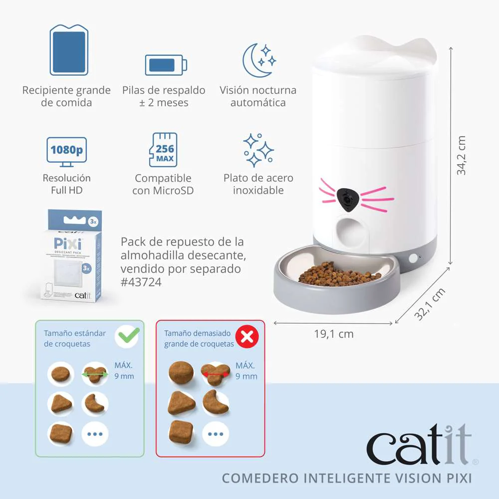Catit Pixi Comedero Inteligente Visión para Gatos al mejor precio -Todoanimal.es