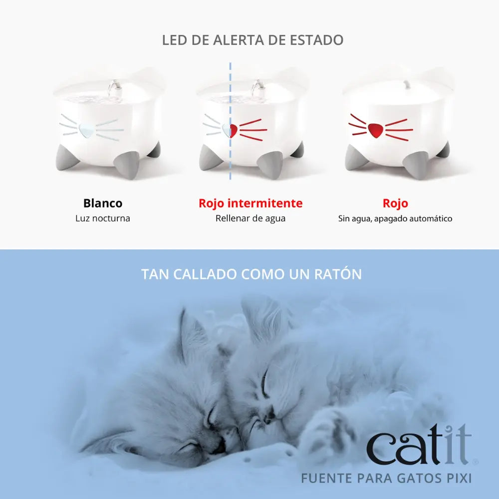 Catit Pixi Fuente Azul, 2,5L al mejor precio -Todoanimal.es
