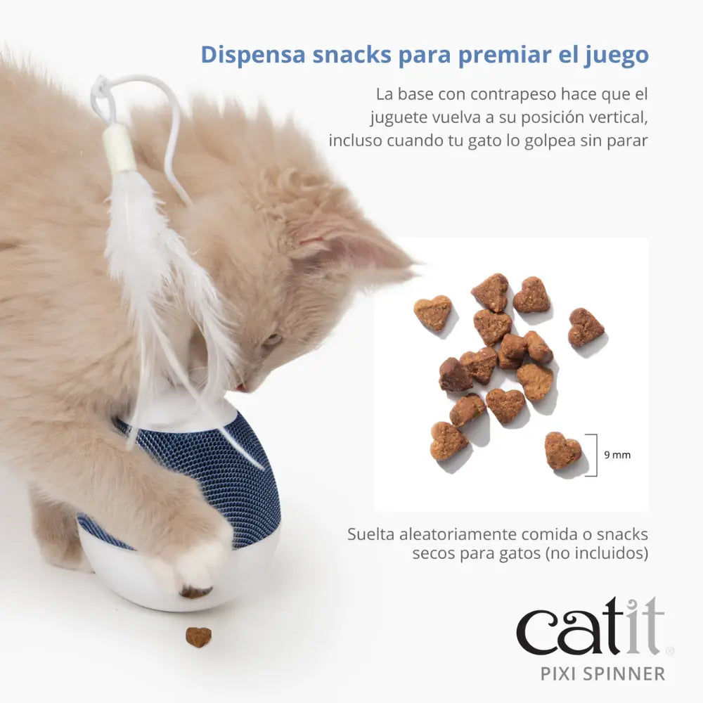 Catit Pixi Juguete Electronico Para Gato Spinner Gris al mejor precio -Todoanimal.es